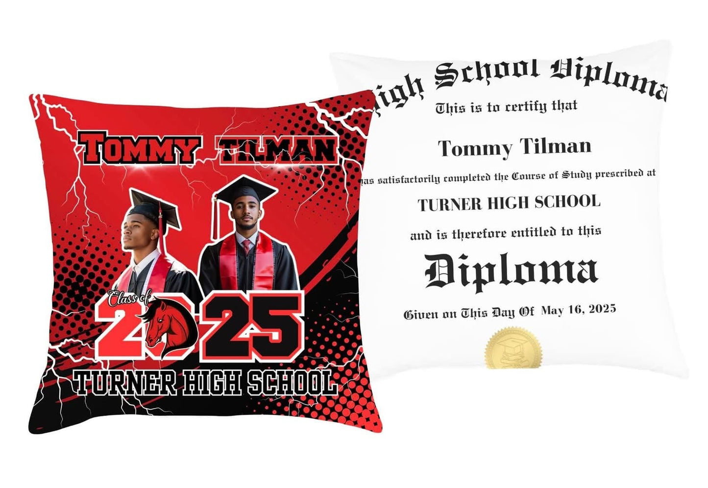 Graduation Photo Pillow