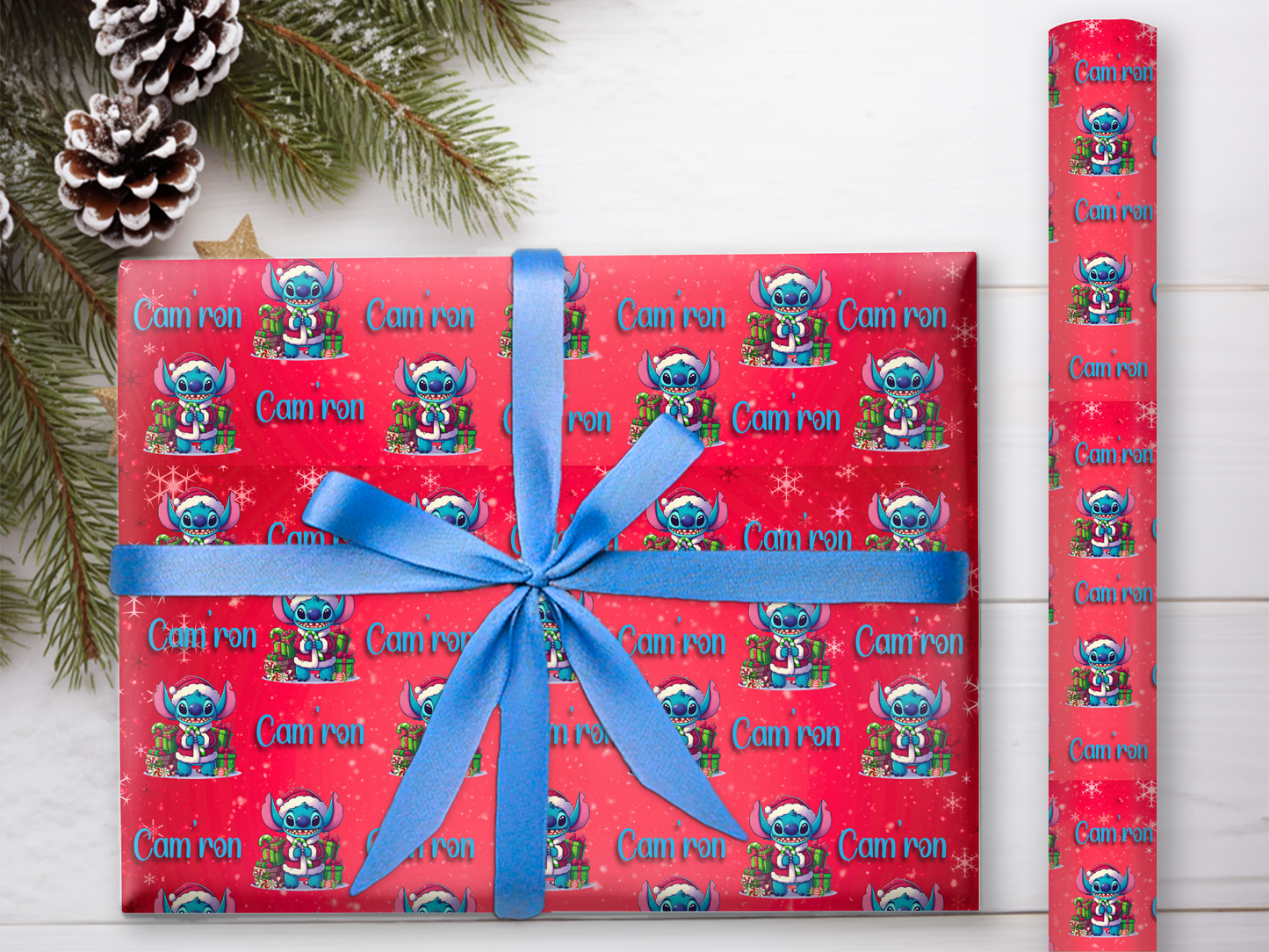 Custom Stitc(h) Wrapping Paper