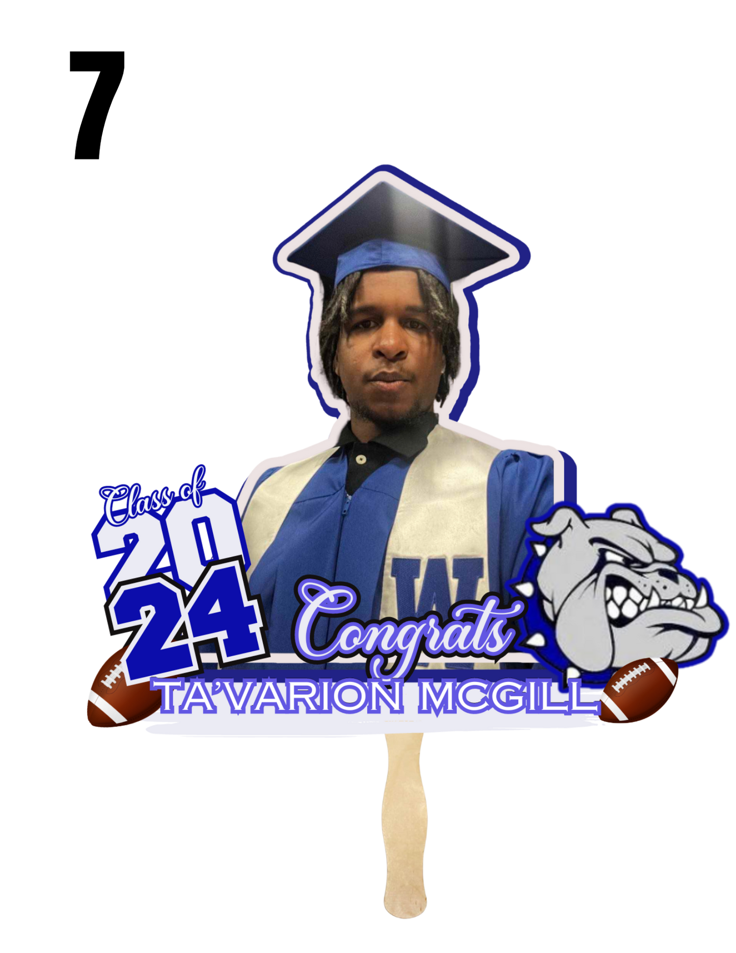 Custom Graduation Fan Package (Choose your design)