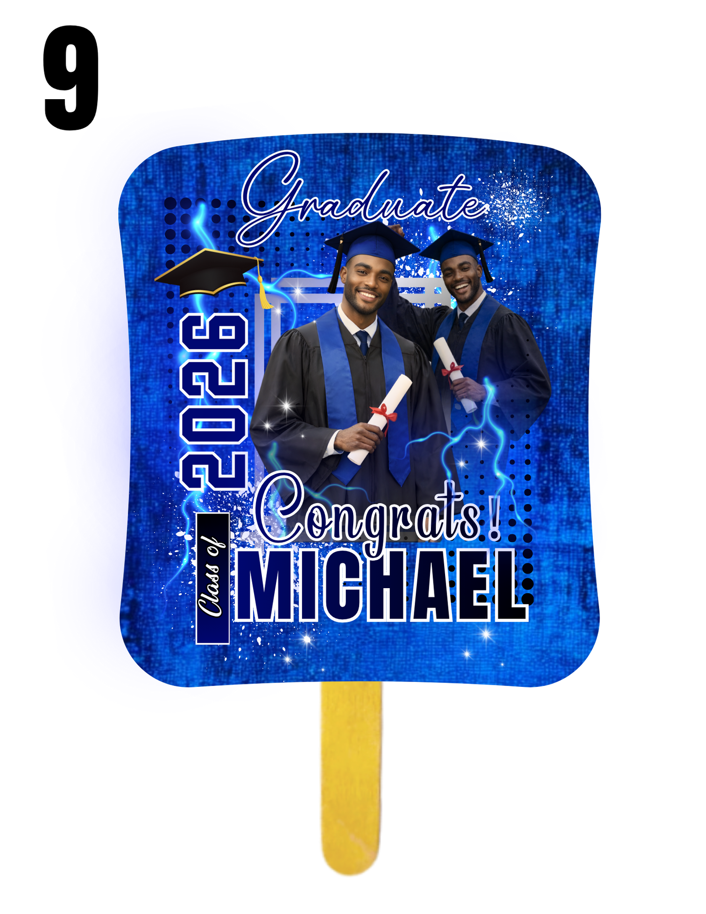 Custom Graduation Fan Package (Choose your design)