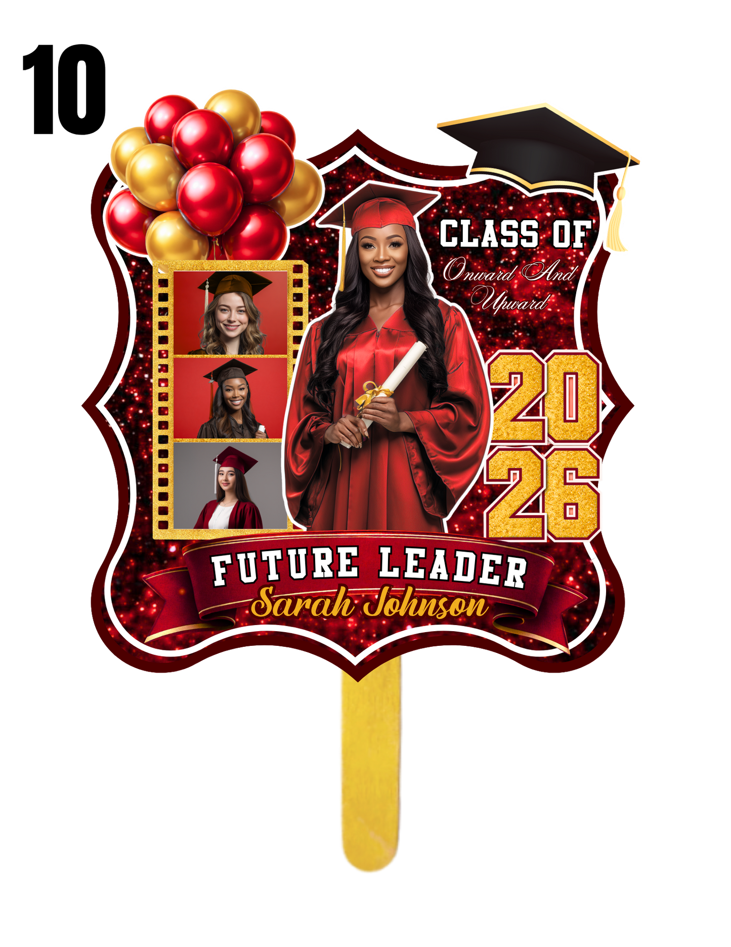 Custom Graduation Fan Package (Choose your design)