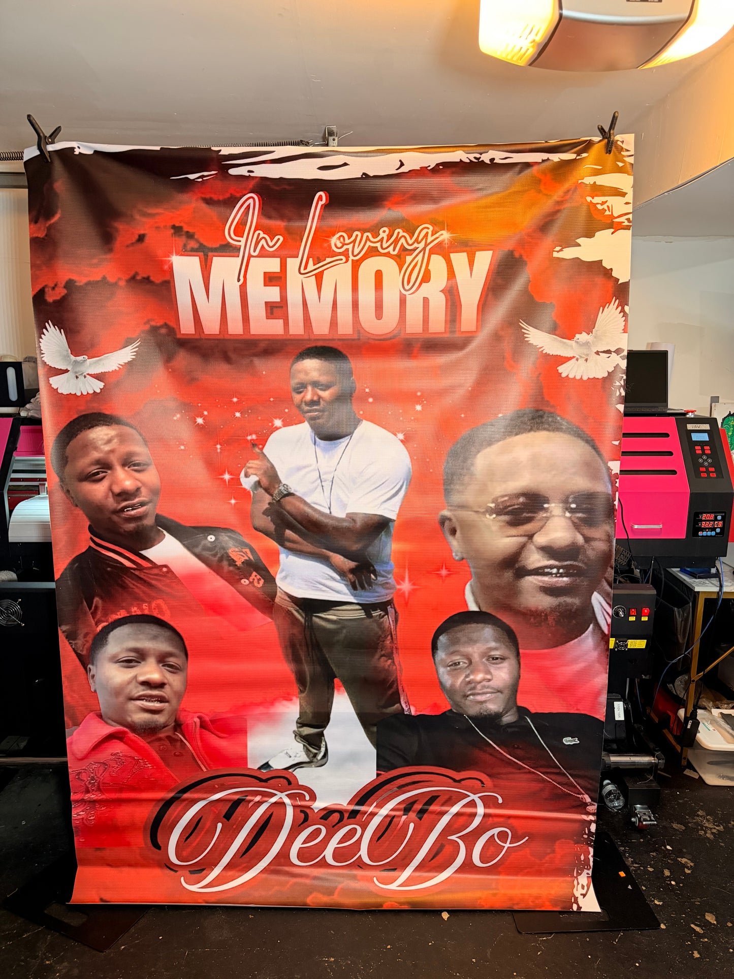 Memorial Backdrop