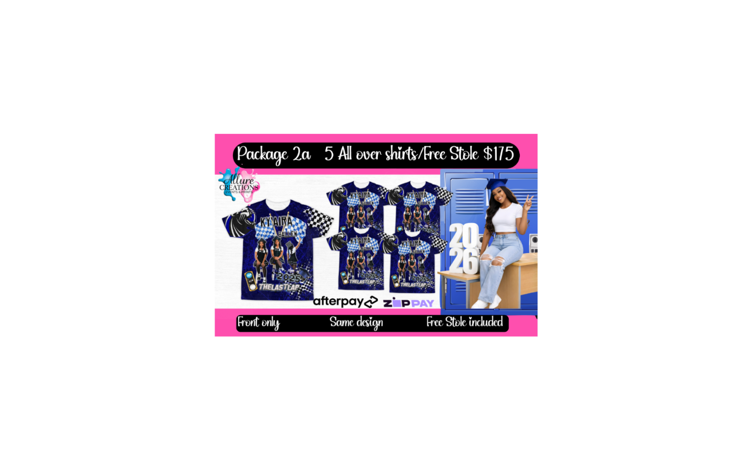 All over shirt package