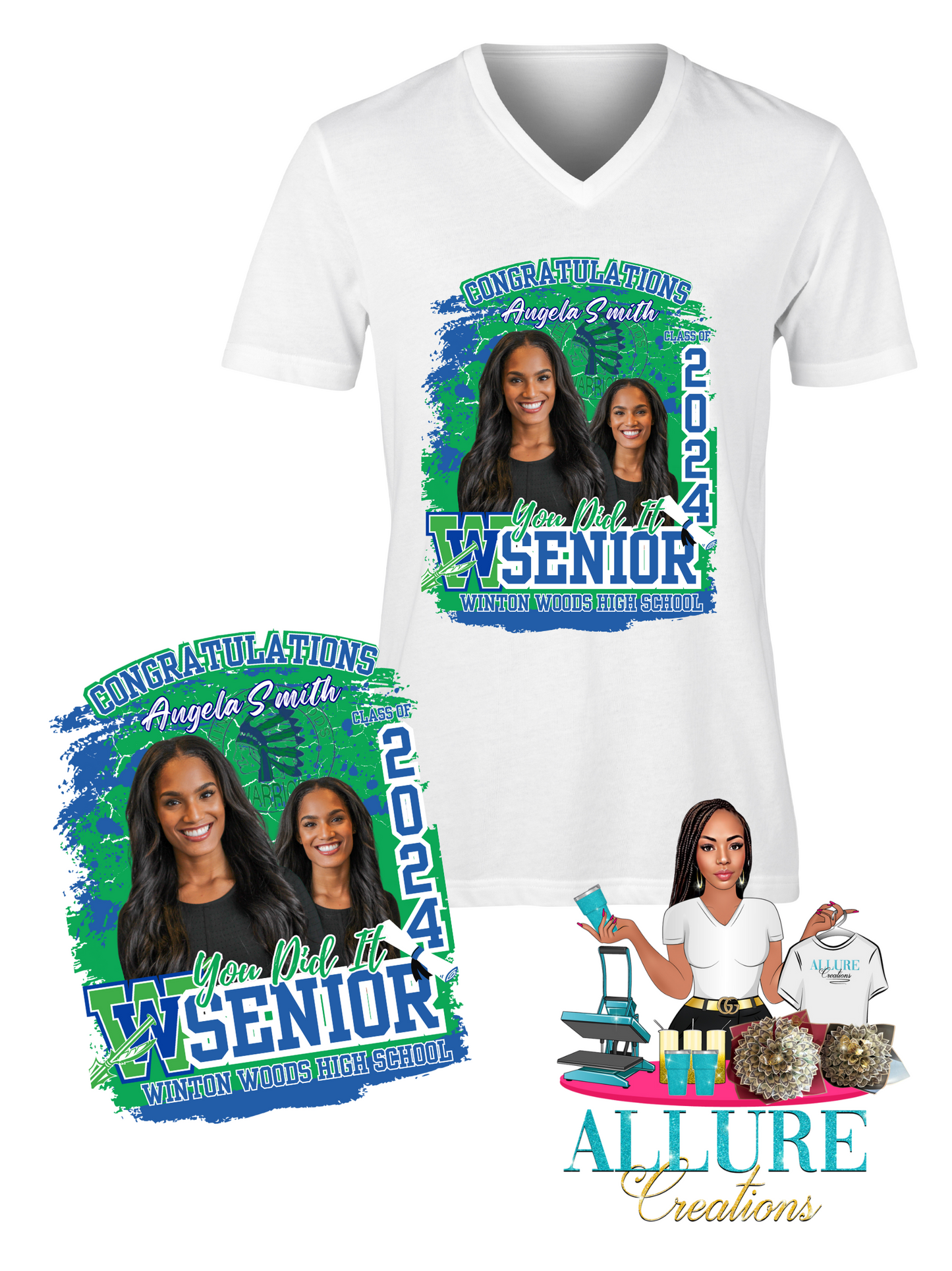 Grad T Shirt Package