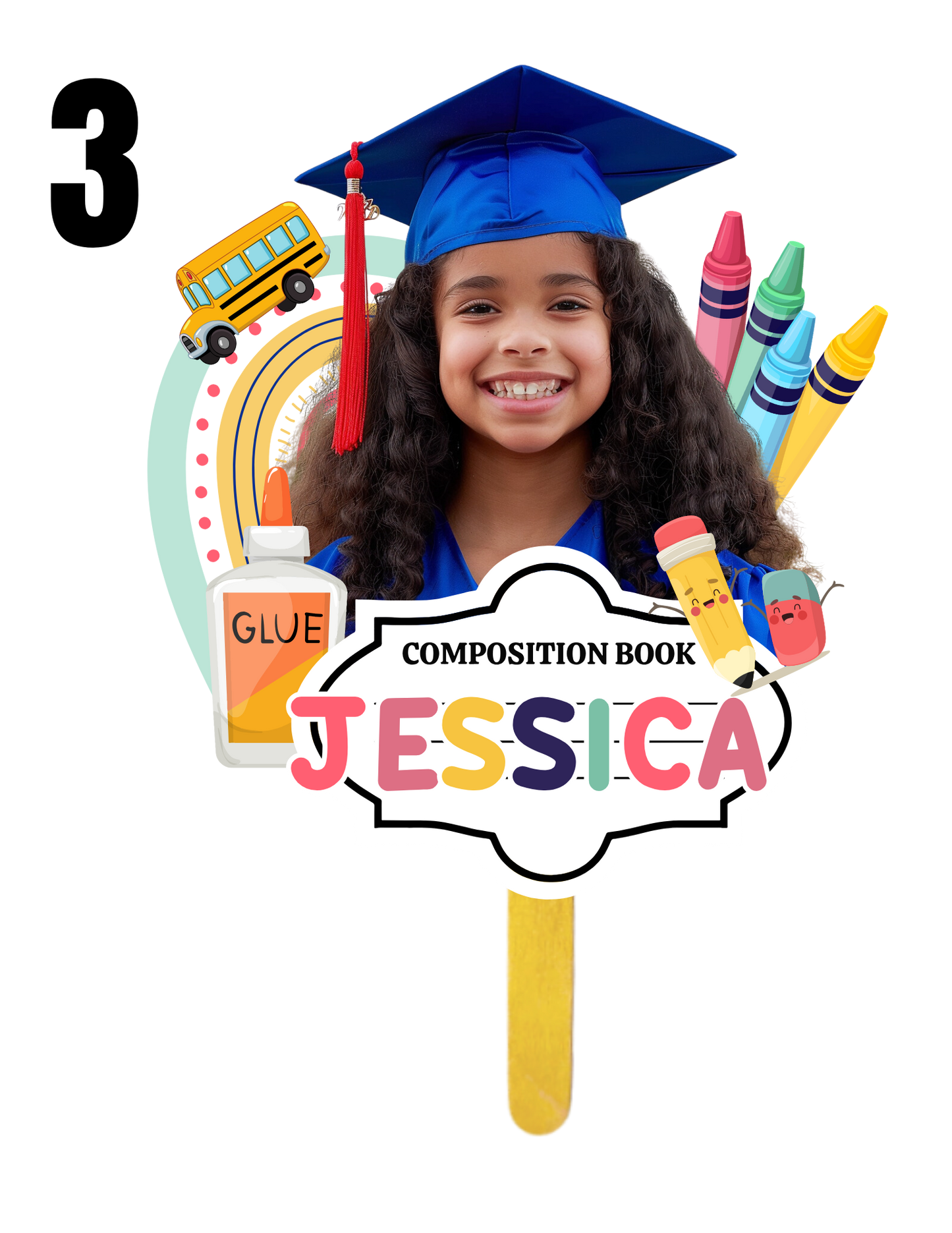 Custom Graduation Fan Package (Choose your design)