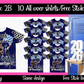 Grad All over Shirts Package (Bundle 2A)