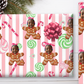 Custom Wrapping Gingerbread Wrapping Paper