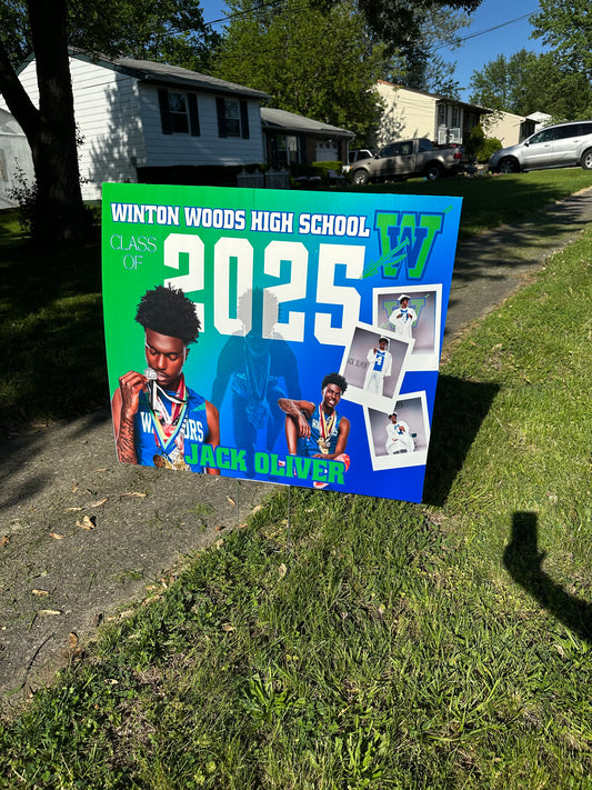 Graduation Yard Sign