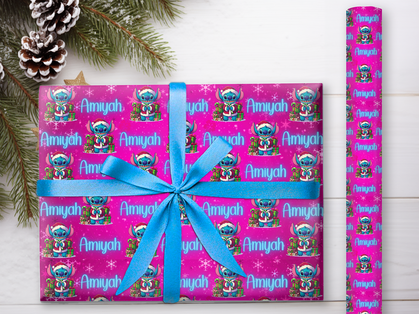 Custom Stitc(h) Wrapping Paper