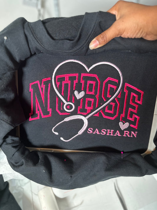 Nurse Heart Personalized Shirt