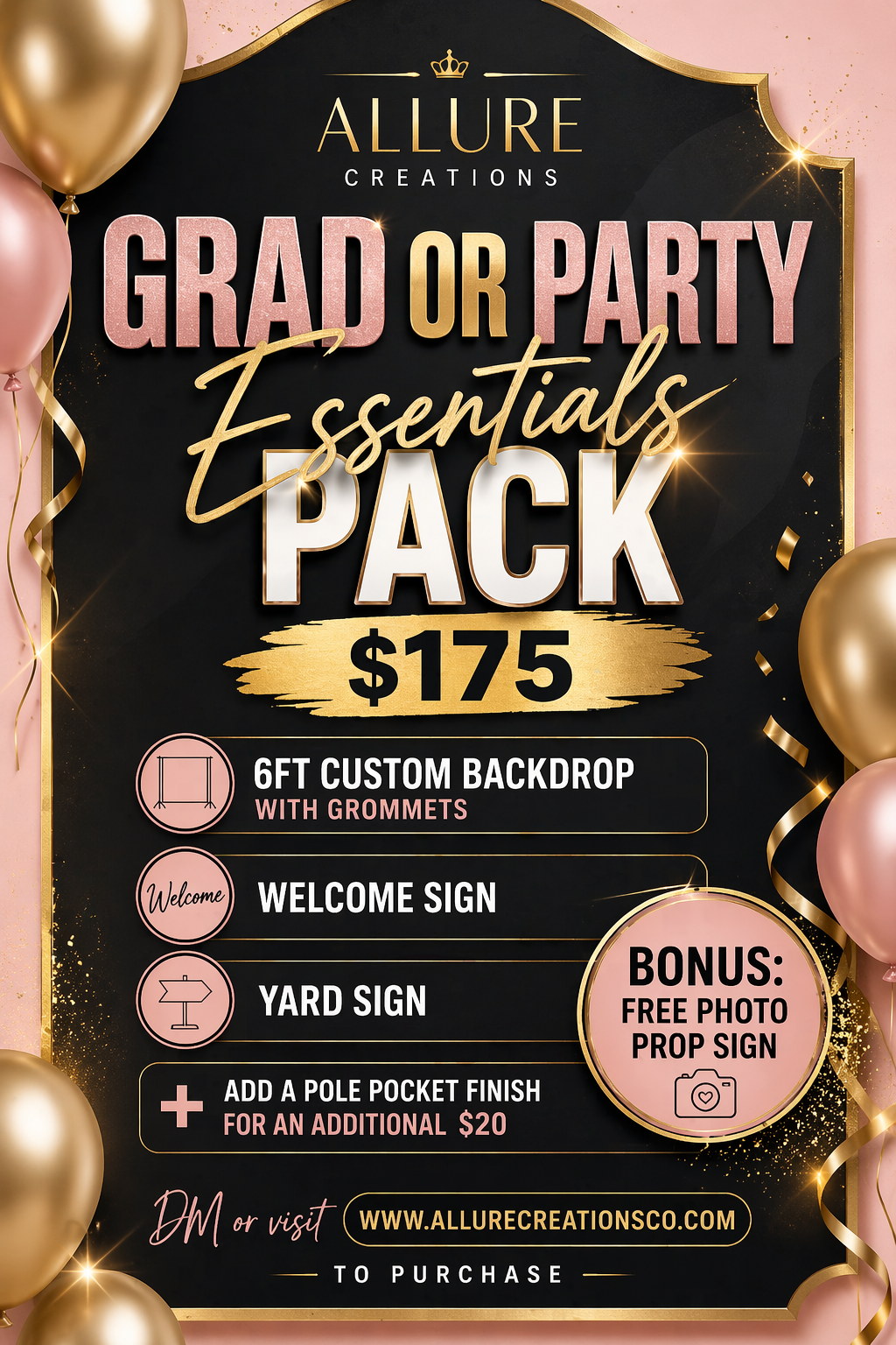 Grad Essentials Party Pack