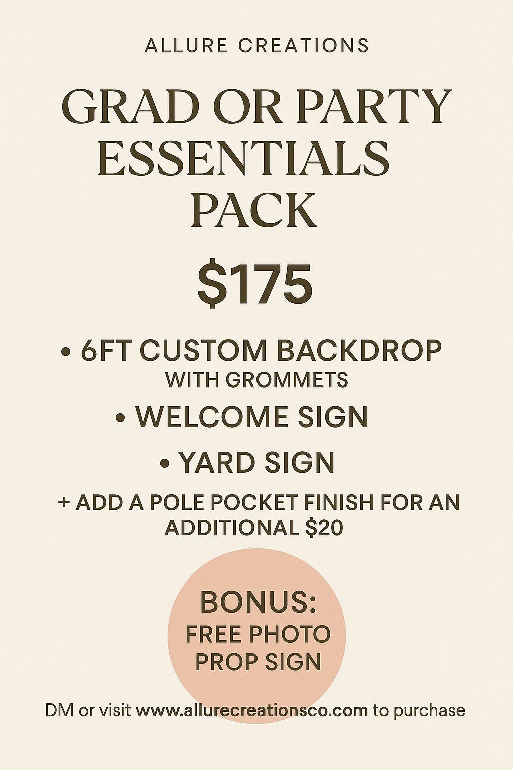 Grad Essentials Party Pack