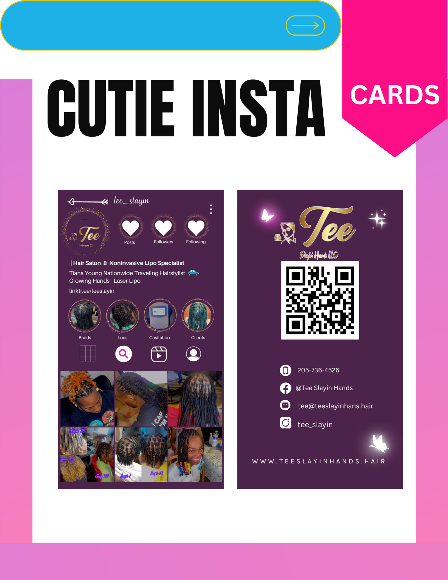 Cutie Insta Cards