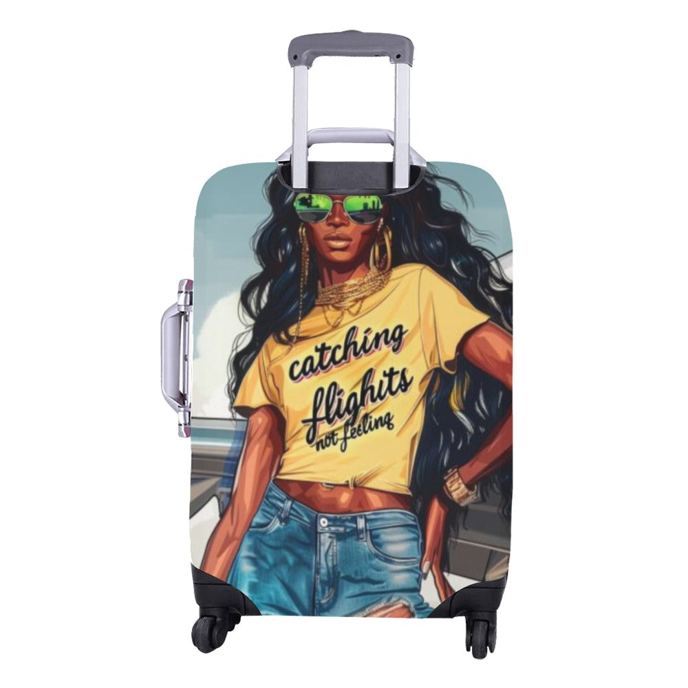 Catching Flights Luggage Cover Luggage/ Medium 22"-25"