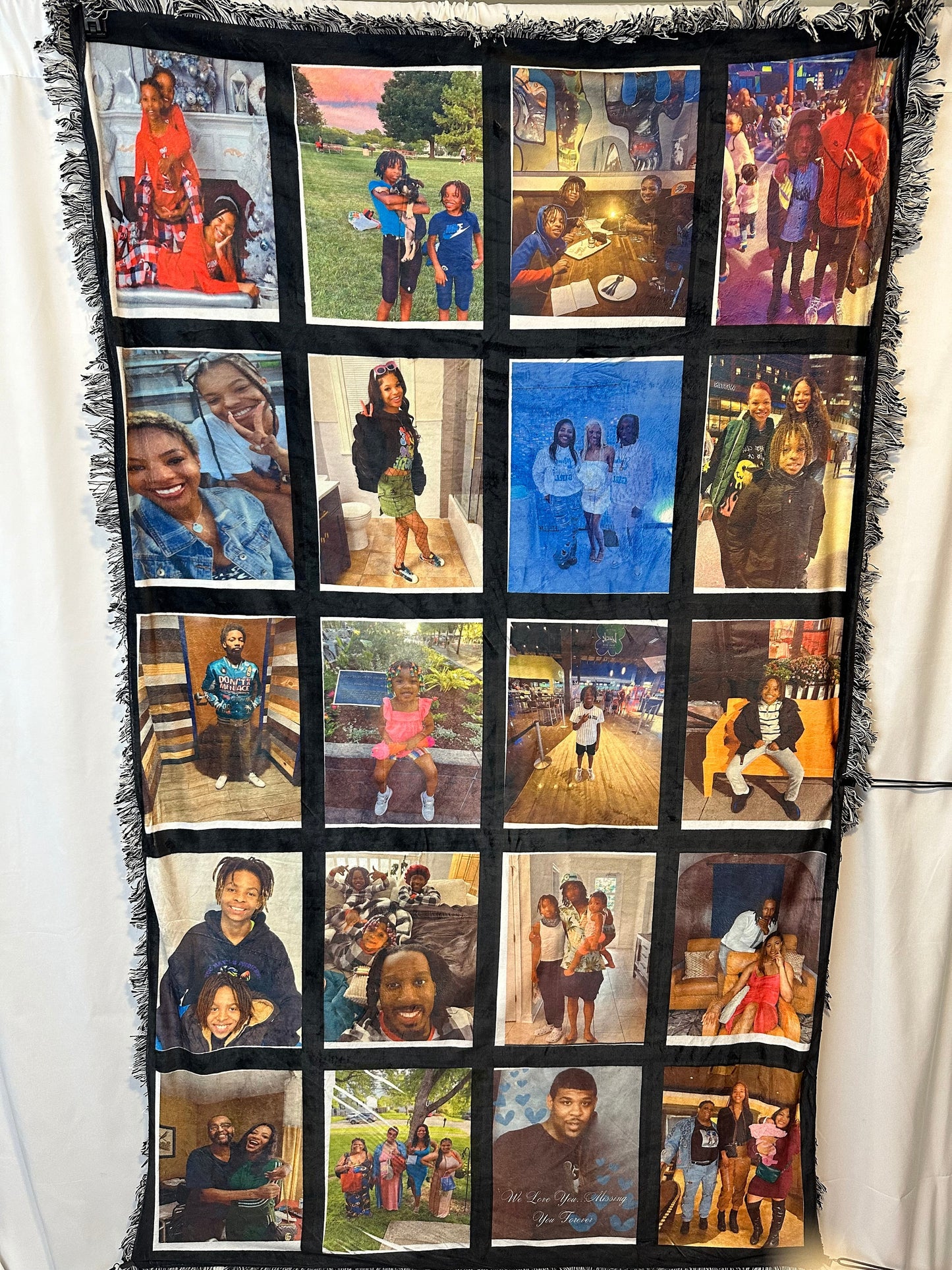 Photo memory blanket