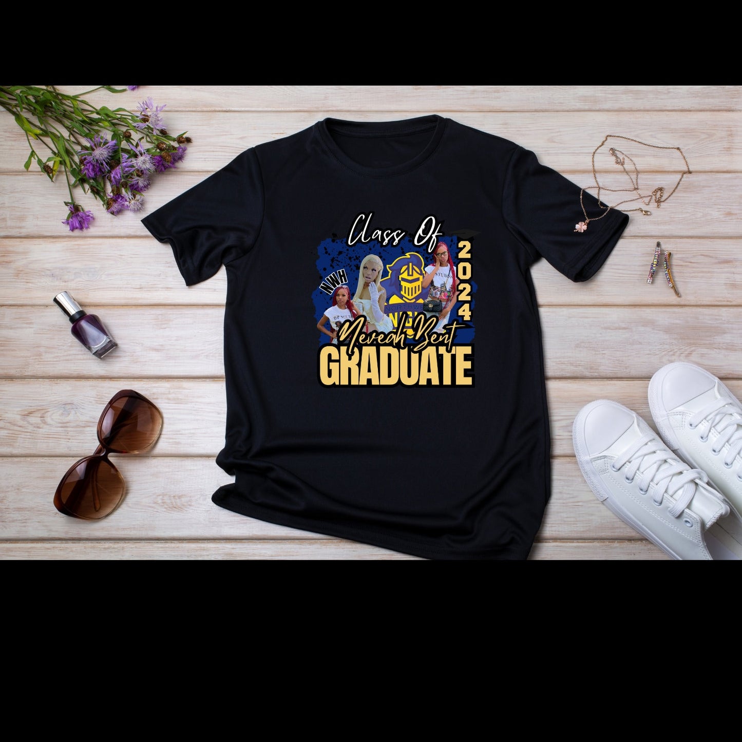 Custom Stole Graduation T Shirt