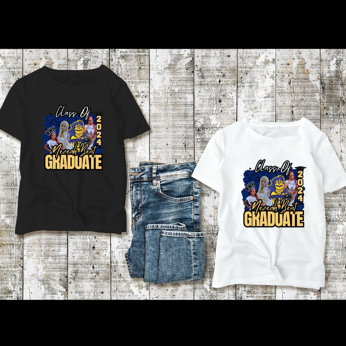 Custom Stole Graduation T Shirt